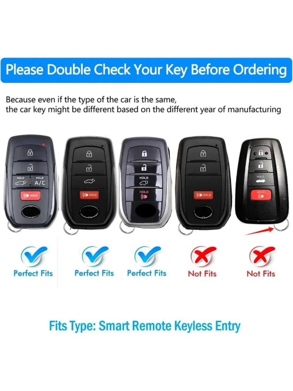 Stylish Diamond TPU Key Fob Cover - 360° Protection for Toyota Models